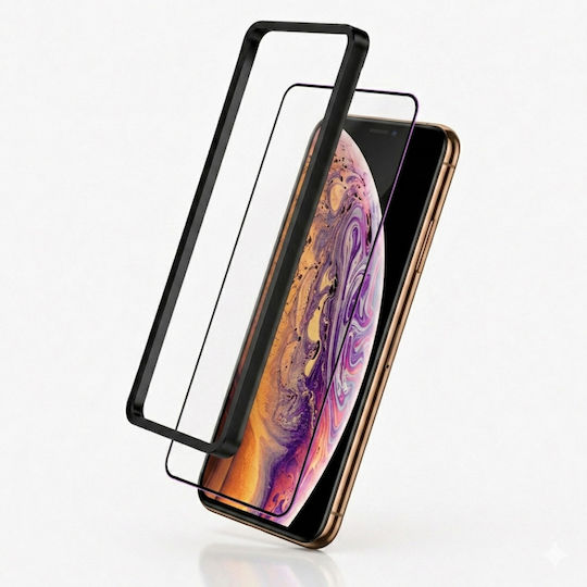 3mk Pack 2 Tempered Glass Iphone 11 Pro Max Xs Max Hardy Hardura Shockproof Black Transparent