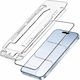3mk Pack 2 Gehärtetes Glas iPhone Air Anwendungsrahmen Schwarz Transparent