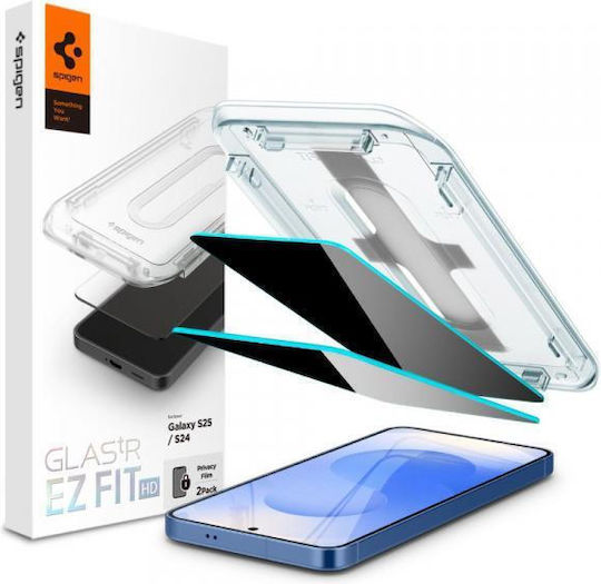 Spigen Full Glue Privacy Screen Protector 2τμχ (Galaxy S25)