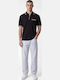 Polo Short Sleeve Black Blouse