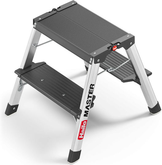 Hailo Aluminum Step Ladder with 1 Step 41cm