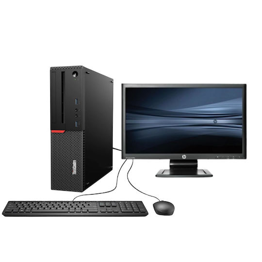 Lenovo Thinkcentre M900 SFF + Monitor Hp La2306x Refurbished Grade A (Core i5-6400/8GB/256GB SSD/W11 Pro)