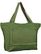 Ubag Tahiti Fabric Green Beach Bag