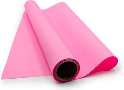 Scented Floral Foil Satin Aroma Pink Roll 50cm X 9m