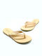 Leather Women's Flat Sandals Beige