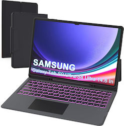 Flip Cover cu Tastatură Samsung Galaxy Tab S10 S9 S8 Ultra Flip Cover cu Tastatură Samsung Galaxy Tab S10 S9 S8 Ultra