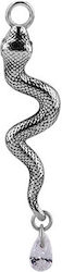 Charm Silver Snake Right D-064