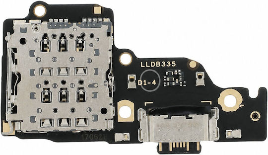Clappio Usb-c Порт За Зареждане Sim Четец Redmi Note 13 4G Черен