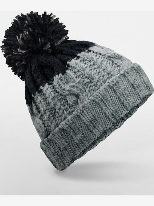 Beanie Unisex Knitted Beanie in Grey Colour