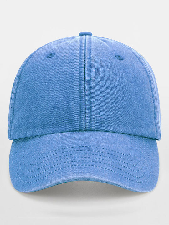 Καπέλο Jockey B655 Beechfield Low Profile Vintage Cap Vintage Cornflower