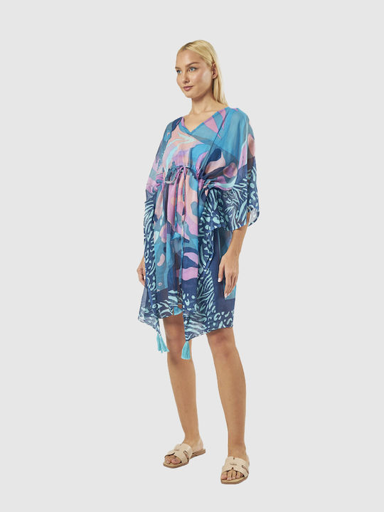 Verde Women's Beachwear Blue Caftan