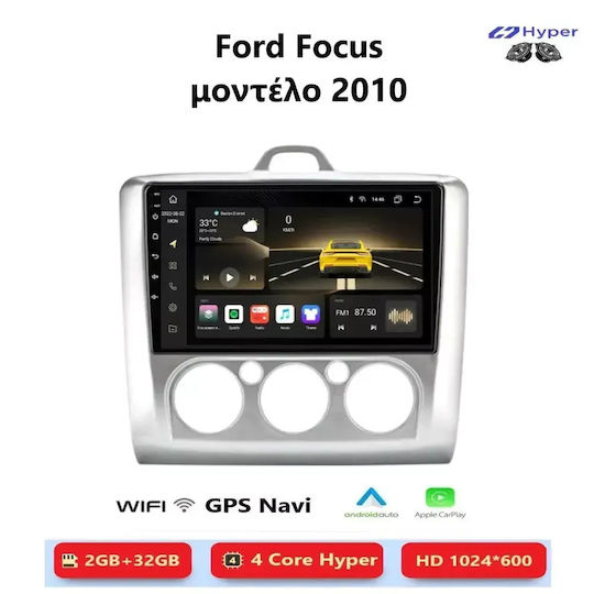 Ford Focus 2010 Android Multimedia CarPlay Android Auto GPS Wi-Fi Bluetooth
