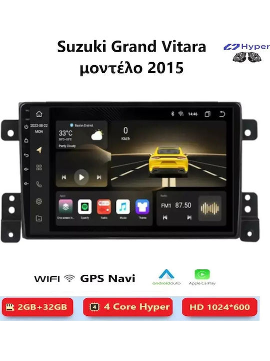 Suzuki Grand Vitara 2015 Android Multimedia CarPlay Android Auto GPS Wi-Fi Bluetooth Sh29