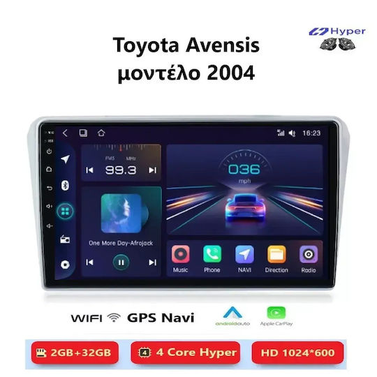 Toyota Avensis 2004 Android Multimedia Carplay Androidauto Gps Wi-fi Bluetooth Sh108