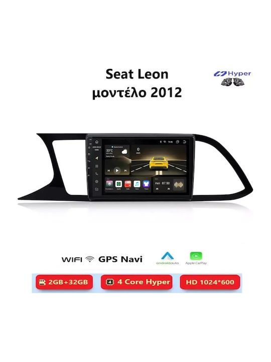 Seατ Leon 2012 Android Multimedia Carplay Androidauto Gps Wi-fi Bluetooth Sh70