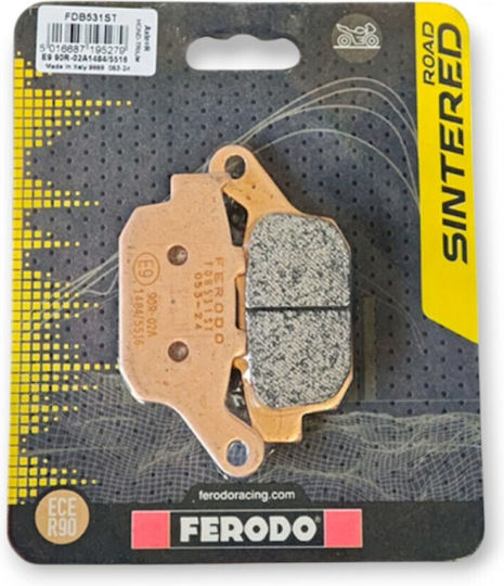 Ferodo Motorcycle Brake Pads Rear Zontes 368g Honda Xlv 600 650 700 Transalp Xrv750 Africa Twin Triumph Tiger 660/800 Fdb531kst