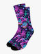Printed Neon Wizard Design Sock Nodo