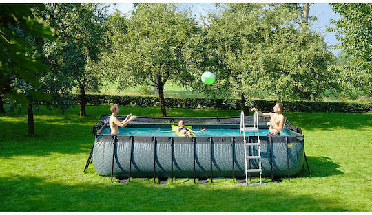 Exit Toys Πισίνα PVC με Μεταλλικό Σκελετό 540x250x122εκ. Γκρι