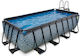Exit Toys Piscină PVC cu cadru metalic Gri