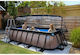 Exit Toys Holz Schwimmbecken Braun