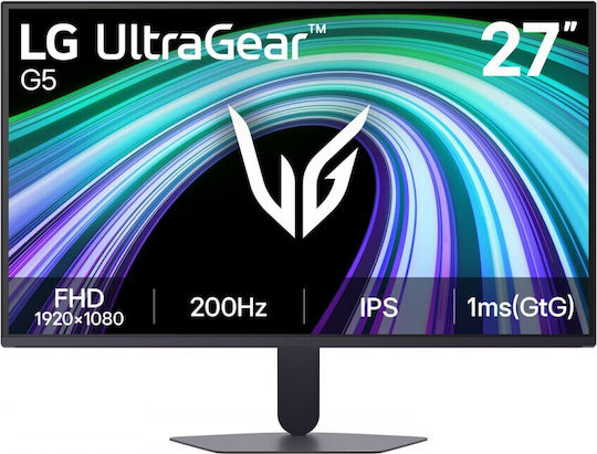LG UltraGear G5 IPS HDR Gaming Monitor 27" FHD 1920x1080 200Hz με Χρόνο Απόκρισης 1ms GTG