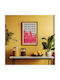 Poster Melbourne Pop Art Pst25511 40cm X 50cm Premium Μαύρο Ξύλινο Κάδρο-63393pd156111f55323