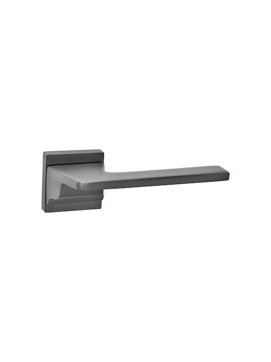Best Design WC Lever with Rosette 475 Black