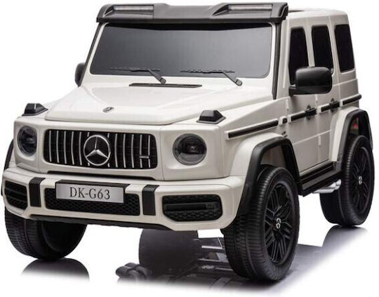 Mercedes AMG G63 Διθέσιο με Τηλεκοντρόλ Licensed 12 Volt Λευκό για 3+ Ετών