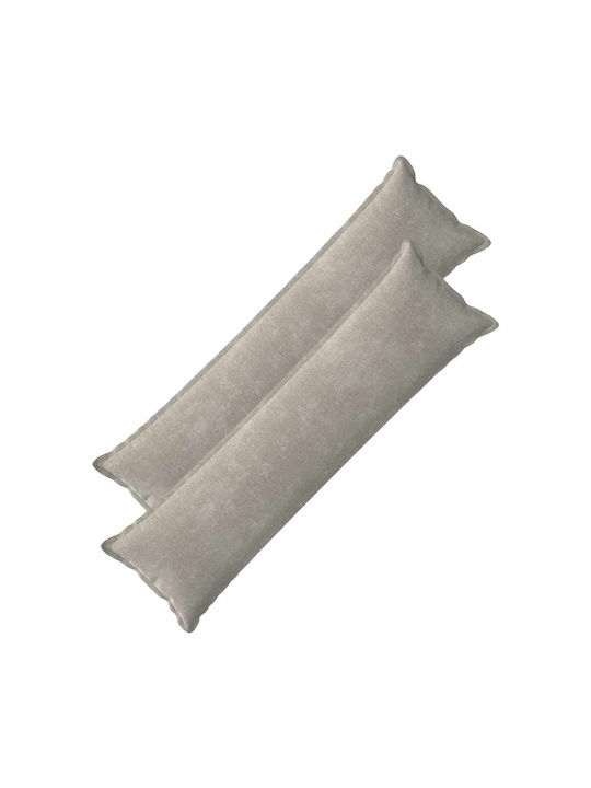 vidaXL Decorative Pillow Case Light Grey 40x145cm