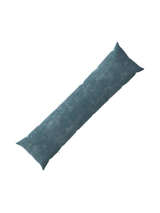 vidaXL Калъф За Възглавница Син 40x145см