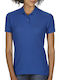 Gildan Pique Women's Promotional T-Shirt Short Sleeve Royal