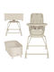 Lionelo Baby Highchair 3 in 1 with Adjustable Height Beige