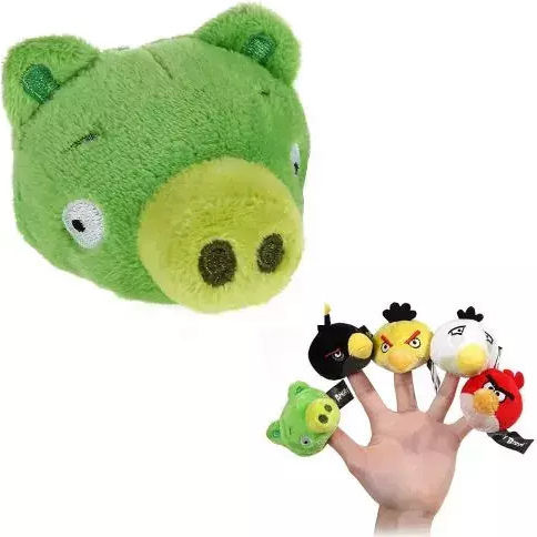 Angry Birds Plush Finger Puppet Green 888015