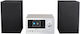 Medion Tonsystem 2.0 LIFE P85003 50078314 15W mit CD / Digitale Medien Player, Wi-Fi und Bluetooth Silber