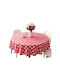 Red Tablecloth 140x140cm