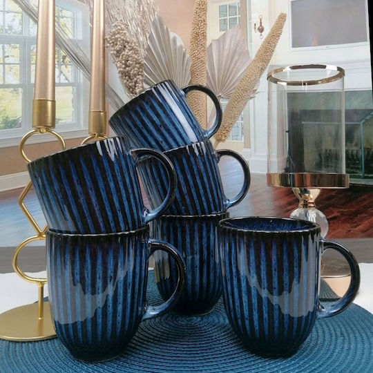 Lubiana Ceramic Blue Mug 350ml