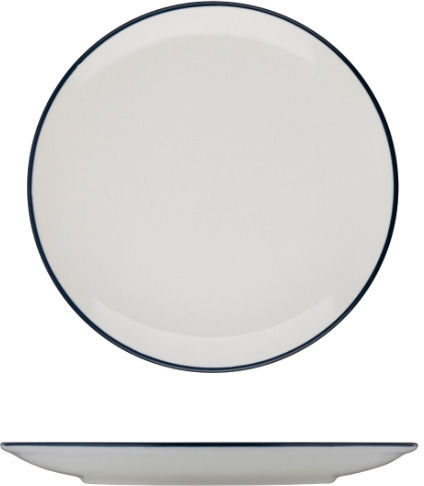 XM-Casa Shallow Plate Made of Blue Porcelain 23cm