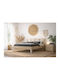 Bedroom Furniture Set Oak-Beige 160x200cm 2 Pieces