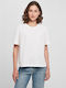 BYB Γυναικείο Διαφημιστικό T-shirt Κοντομάνικο White