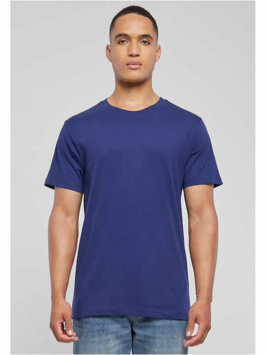 BYB Ανδρικό Διαφημιστικό T-shirt Κοντομάνικο Light Navy