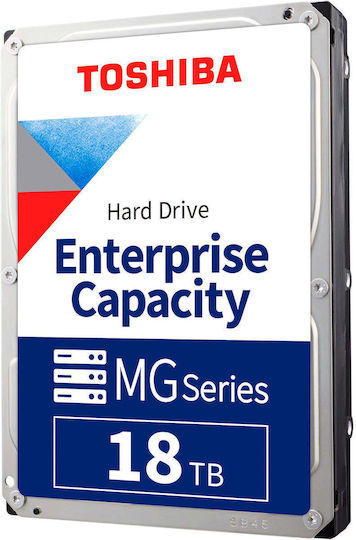 Toshiba 18TB HDD Σκληρός Δίσκος 3.5" SAS 3.0 7200rpm για Server MG11SCA18TE