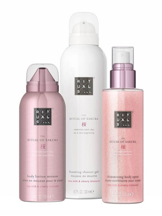 Rituals Shower Mousse Σετ Περιποίησης για Λάμψη