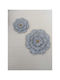 SteweHome Wall Decor Grey 25x25cm 2pcs