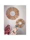 SteweHome Handmade Wall Decor White 40x40cm 2 Pieces