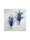 SteweHome Wanddekoration Blau aus Hölzernes 30x14cm 2Stücke