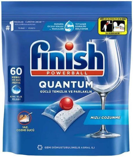 Finish Powerball Quantum 60 Dishwasher Capsules