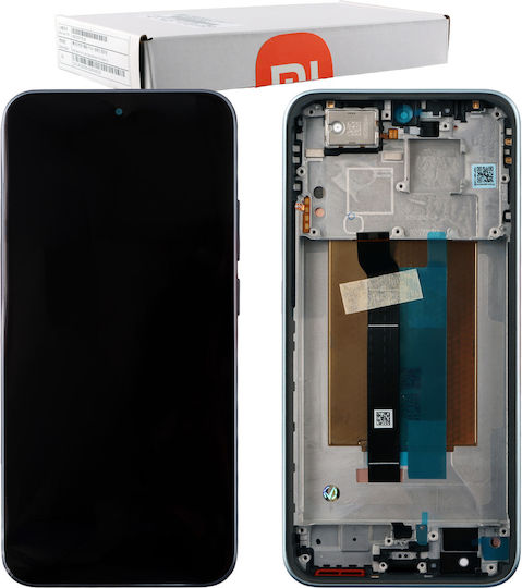 Xiaomi Redmi Note 15 Pro 5g Οθονη + Touch Screen + Lens + Frame 56001700p1600 Blue Original Service Pack