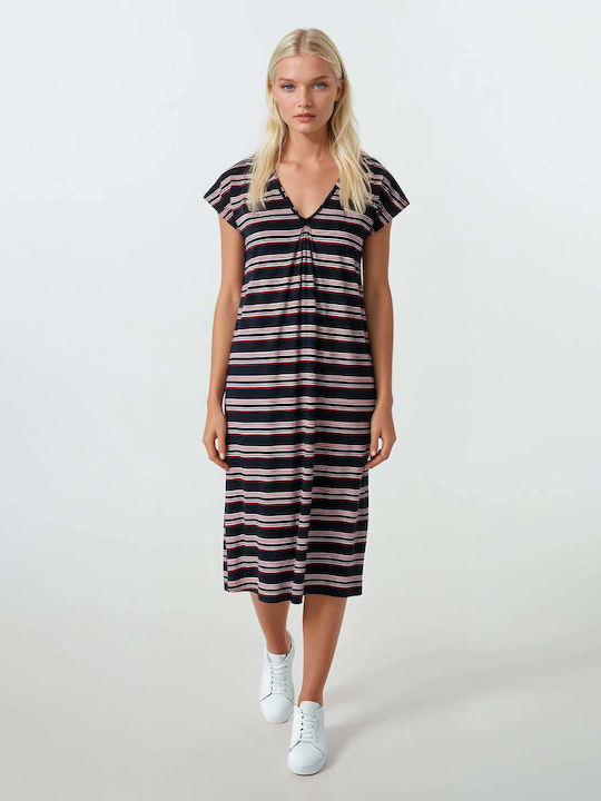 Pink Label Γυναικείο Φόρεμα Παραλίας Navy Μπλε