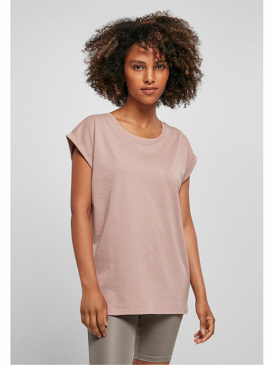 BYB Γυναικείο Διαφημιστικό T-shirt Κοντομάνικο Dusk Rose