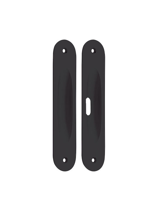 Zogometal 220 Χούφτα Πόρτας με Οπή Μαύρη 29.0220.00BB.0086 Zogometal 220 Χούφτα Πόρτας με Οπή Μαύρη 29.0220.00BB.0086